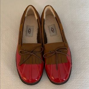 Red Ugh Duck Shoes